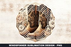 Boots Wind Spinner Sublimation Design Product Image 1