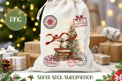 Cartoon Christmas Mouse Santa Sack, Christmas Gift Bag Product Image 1