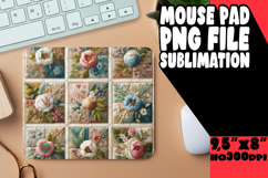 Playful Desk Mat Sublimation PNG, Patchwork Product Image 1