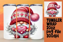 VIVID 20oz Sublimation Tumbler Template , Gnomes Product Image 1