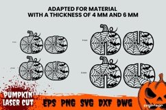 Halloween Pumpkin Laser Cut | Svg Bundle | 3D Pumpkin Product Image 12