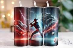 Baseball Tumbler Wrap | Sublimation | Tumblers Product Image 1