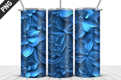 Flowers Tumbler Wrap | Sublimation Design | Tumble PNG Product Image 1