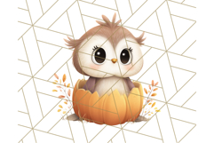 Woodland Autumn Critters PNG Clipart, Cute Fall Animals Product Image 5