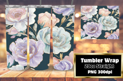 CREATIVE 20oz Tumbler Design for Gifts , Flower Pattern Product Image 1