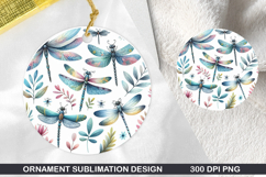 Pattern Stained Glass Ornament PNG ,Digital Download File Product Image 1