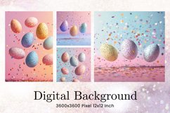 Easter Egg Background Backdrop Wallpaper Wall Art Product Image 1