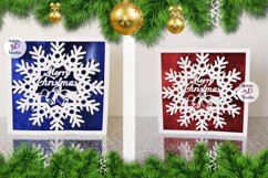 Merry Christmas Cut Card Template SVG Product Image 3