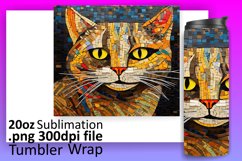 Tumbler Joy with Feline Friends: Sublimation Magic Product Image 1