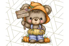 Woodland Autumn Parade Clipart PNG Fall Animals Product Image 5