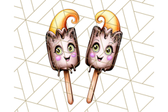 Summerween Tropical Treats Clipart PNG, Halloween Desserts Product Image 5