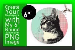 Delightful Feline Sublimation: Round &amp; Coaster Assortment Product Image 1