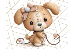 Cozy Cookie Village Clipart, Gingerbread Holiday PNG Product Image 5