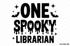 One Spooky Librarian Svg | Halloween Svg | Svg Cut Files Product Image 1