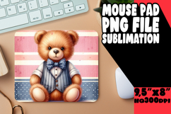 WHIMSICAL DESK MAT PLAYFUL DESIGN, Teddy Bear Product Image 1