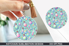 Halloween Keychain Sublimation - Halloween Keychain PNG Product Image 1