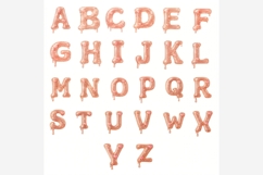 Soft Nude Blush Jelly Alphabet PNG Bundle, A-Z Letters Product Image 6