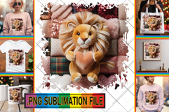 LUMINOUS TOTE BAG Art Ideas, Valenines Animals Product Image 1