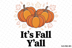 It&#039;s Fall Y&#039;all Svg | Halloween Svg | Svg Cut Files Product Image 1