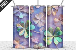 3D St Patrick&#039;s Day Tumbler Wrap| Sublimation Design Product Image 2