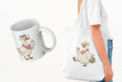 Summer Silly Goose Clipart 26 PNG Product Image 3