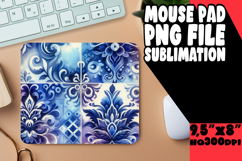 Joyful Mouse Pad Sublimation Magic, Watercolor Patter Product Image 1