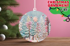 Cozy Holidays in the Forest: 3D Embroidery Product Image 1