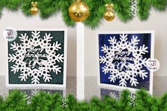 Merry Christmas Cut Card Template SVG Product Image 4