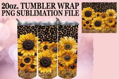 Dazzling Leopard Pattern Tumbler Design: Sublimation - 20oz Product Image 1