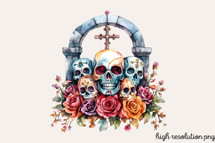 Da de Los Muertos Sublimation PNG Product Image 1