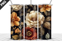 Rose Flowers Tumbler Wrap | Sublimation Design | Tumble PNG Product Image 1