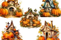 Autumn Fantasy Houses Clipart Bundle Product Image 8