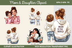 Mother Daughter Sublimation PNG Product Image 1