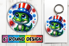 Bright Sublimation Car Coasters, USA Animals Product Image 1