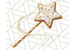 Halloween Cookie Clipart PNG, Spooky Sugar Treat Art Product Image 5