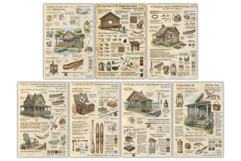 Summer Cottage Life Junk Journal Pages Product Image 2