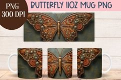 3D Butterfly mug wrap PNG for sublimation BUNDLE Product Image 5