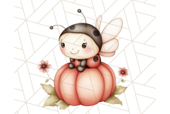Cute Ladybug Clipart PNG, Pastel Whimsical Bug Illustrations Product Image 5