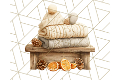 Cozy Fall Clipart PNG Autumn Cozy Elements Product Image 5
