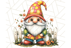 Summer Garden Gnomes Clipart PNG, Summer Country Gnomes Png Product Image 5