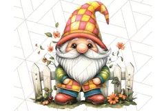 Summer Garden Gnomes Clipart PNG, Summer Country Gnomes Png Product Image 5