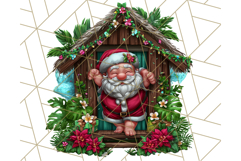 Summer Christmas Clipart PNG, Tropical Holiday Art Clip Art Product Image 5
