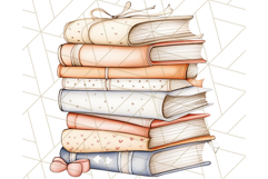 Cozy Book Lover Clipart PNG, Aesthetic Reading Graphics Product Image 5