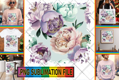 Charming TOTE BAG Magic Ideas, Flower Pattern Product Image 1