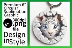 Wildlife-Themed Ornament Sublimation Product Image 1