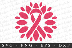 PInk Ribbon PNG | Breast Cancer Awareness Png Product Image 1