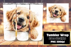 Puppy Charm Sublimation Tumbler - 20oz Product Image 1