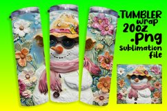 Sunny Seasoning: 20oz Summer Snowman Wraps Product Image 1