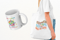 Watercolor Summer Ice Creams Clipart Product Image 3