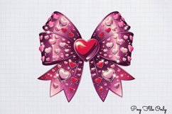 Coquette Valentine Clipart PNG Product Image 1